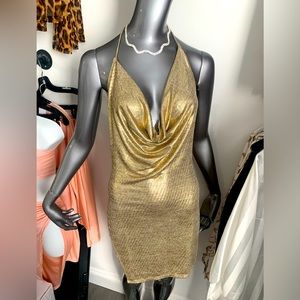 Emily high split dress